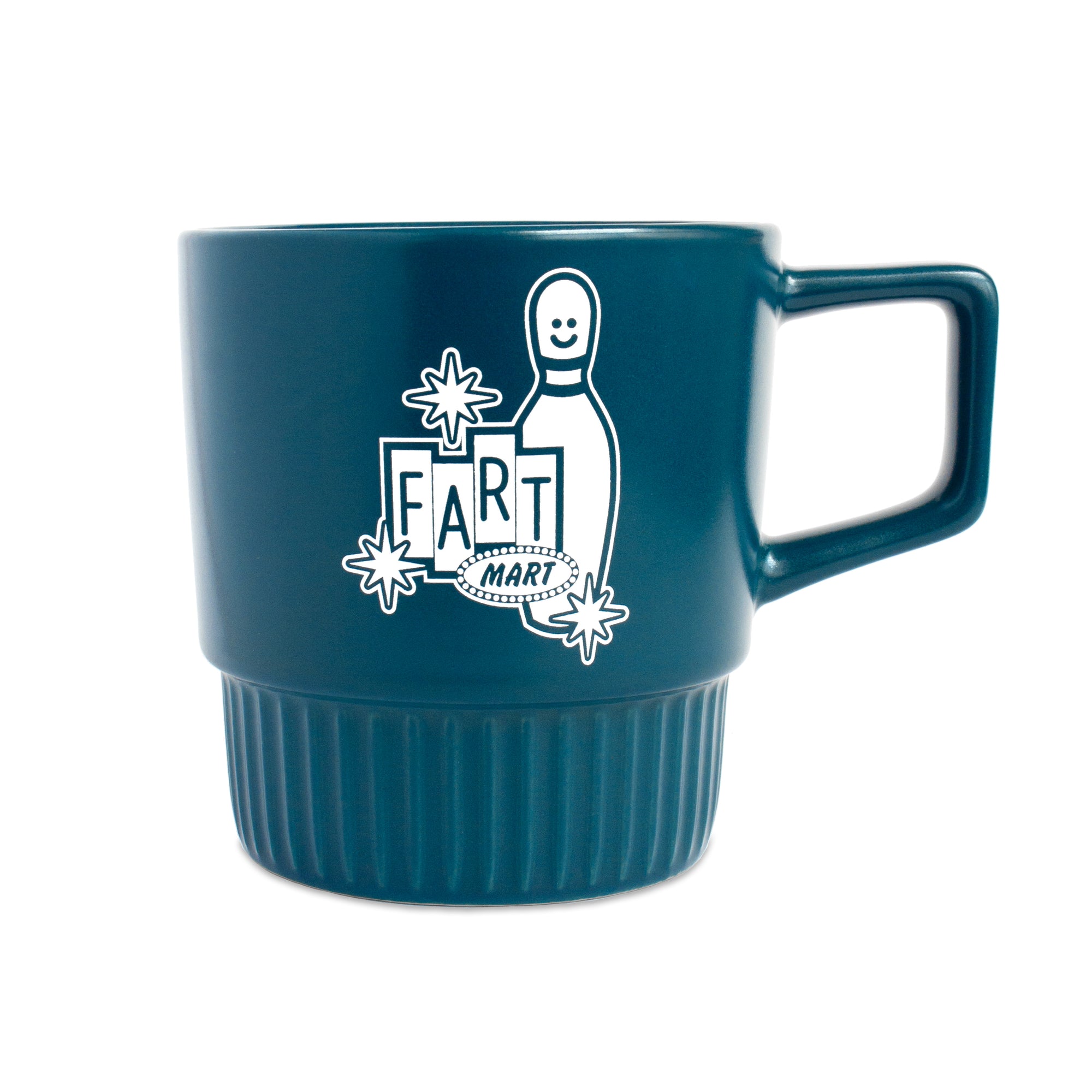 FART MART LANES MUG - DEEP TEAL