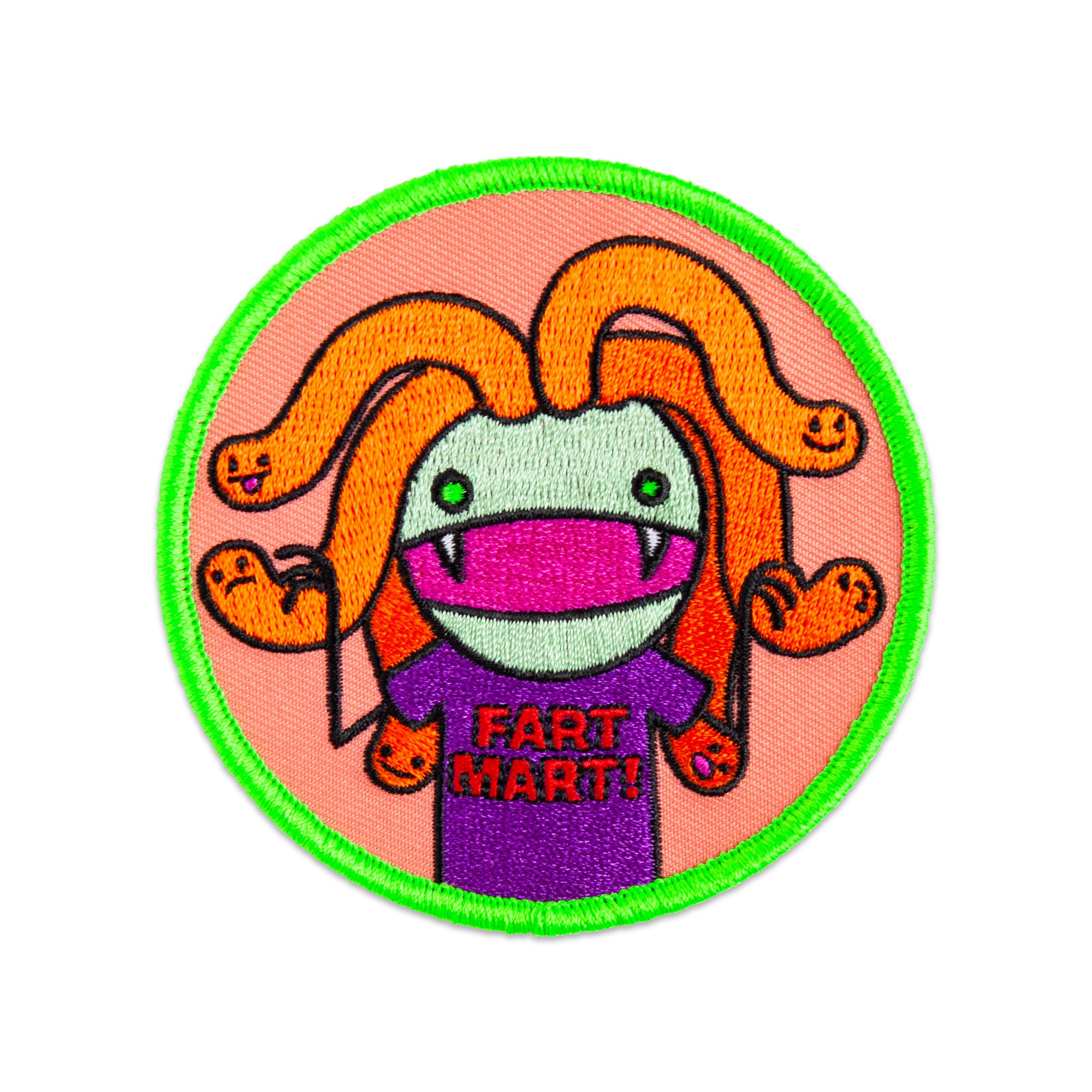 NATALIE DEE FOOTLONG HOTDOG MEDUSA PATCH